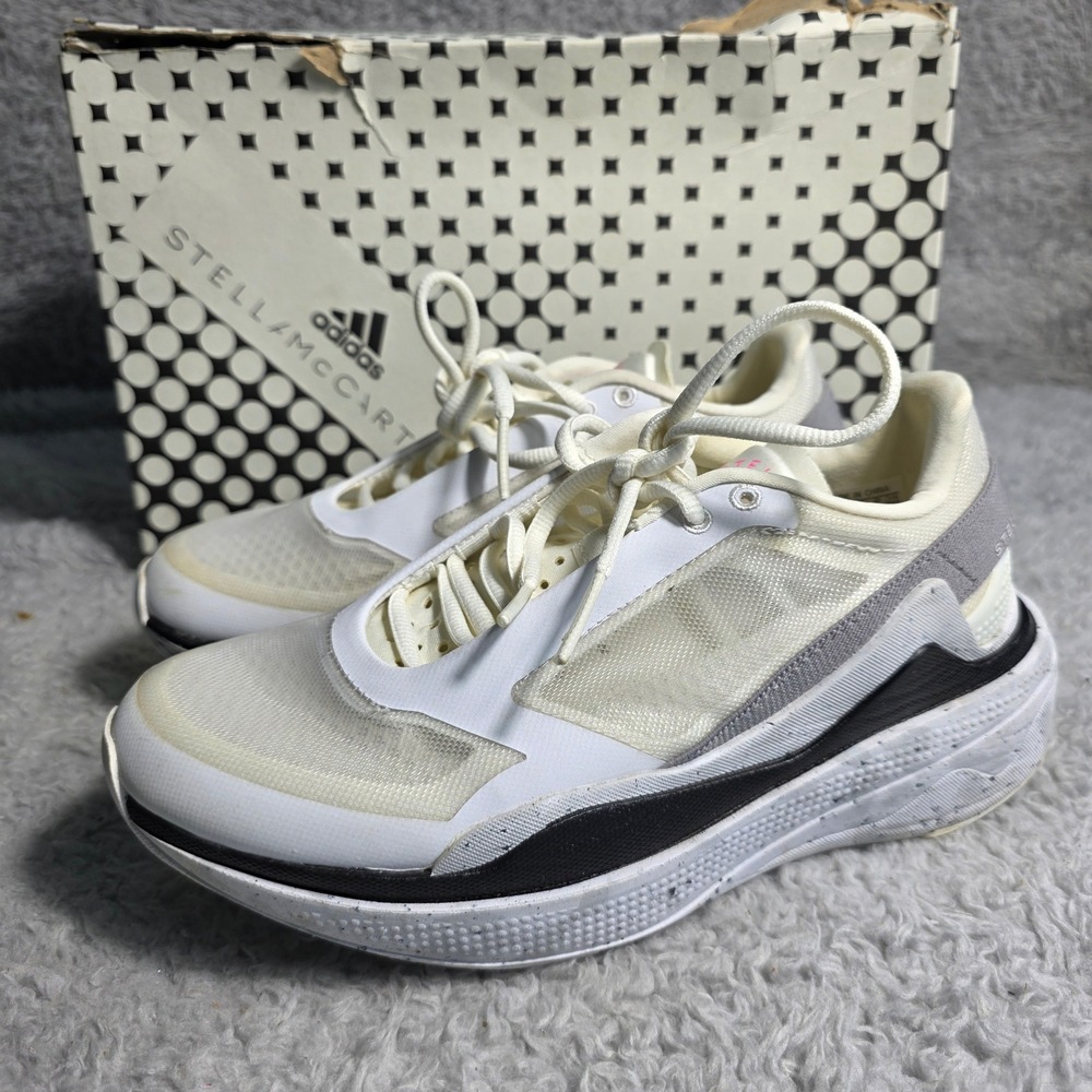 Adidas by Stella McCartney Earthlight White Mesh Running‎ Shoes Women's US 5